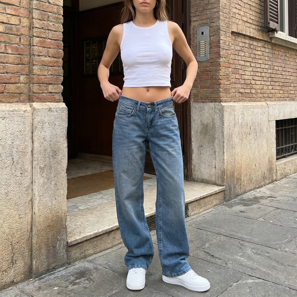 Wide-Leg Jeans