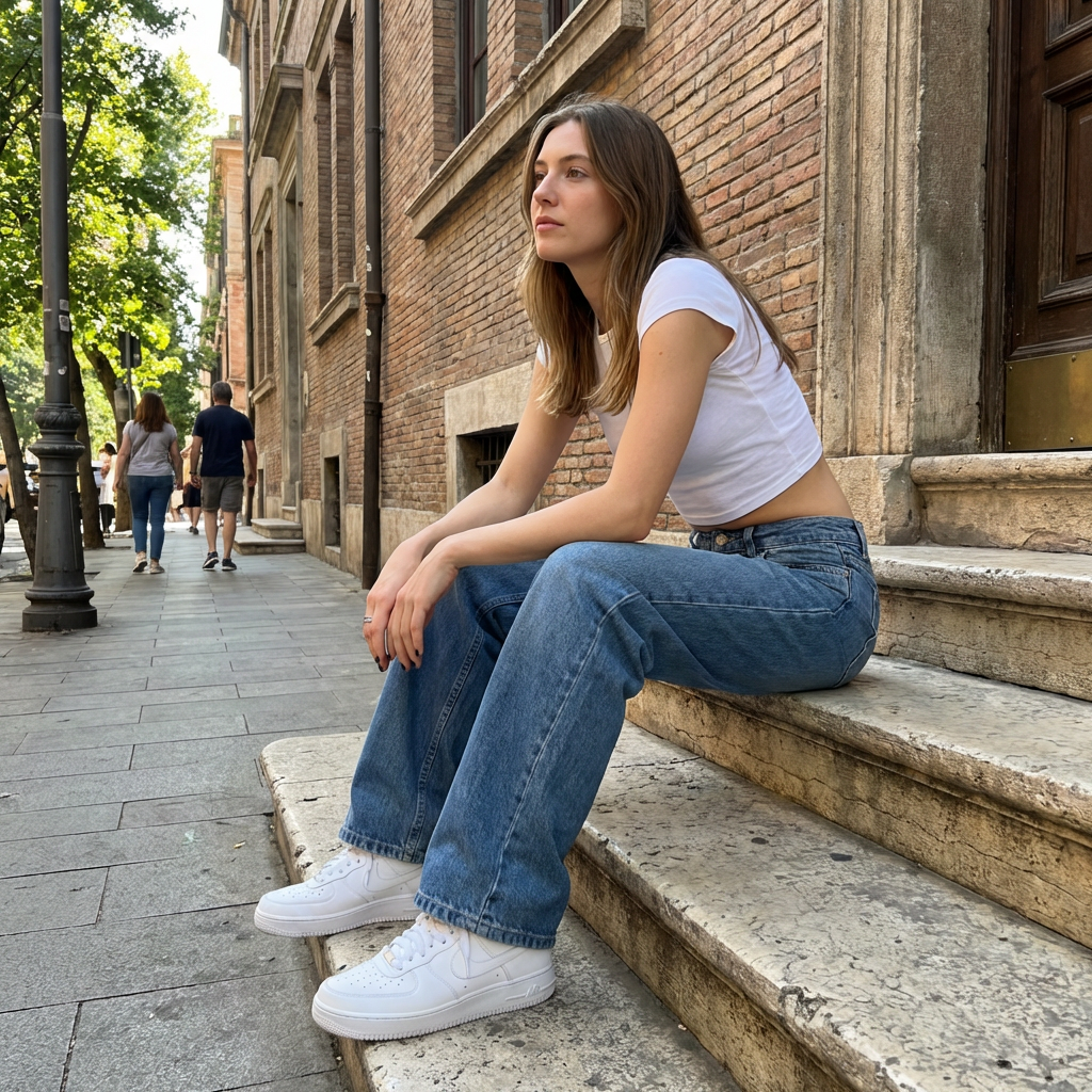 Wide-Leg Jeans